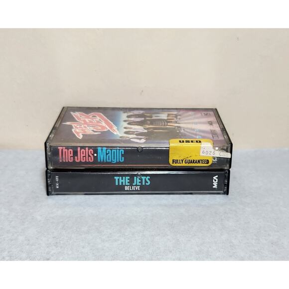 The Jets Magic & Believe Tested Cassette Lot (MCA, 1987, 1989) Pre-owned - Picture 2 of 7